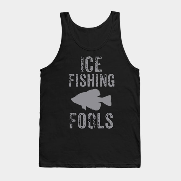 Ice Fishing, Ice Fishing Gift Tank Top by jmgoutdoors